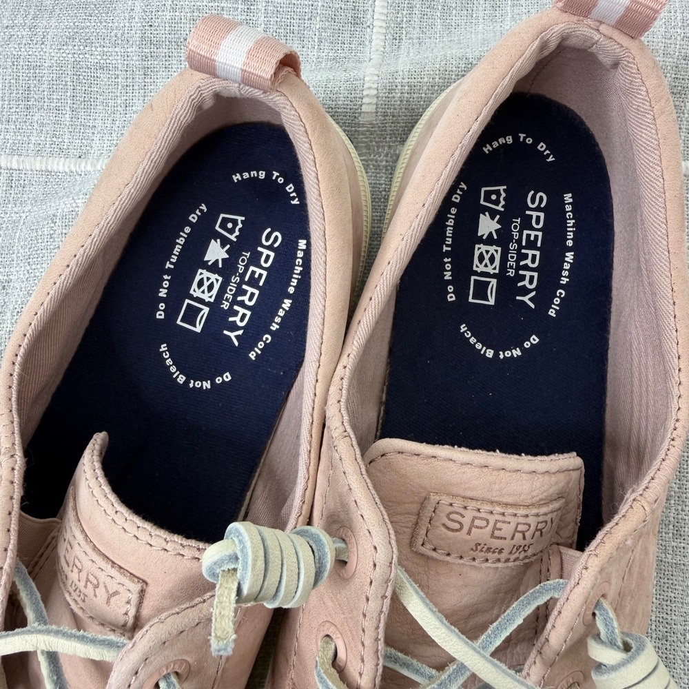 Sperry Womens 8.5 Crest Vibe Pink Rose Slip On Sneakers‎ Washable - Picture 7 of 10